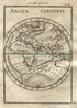 1719 Manesson Mallet "Ancien Continent" Eastern Hemisphere, Africa Europe Asia Map, Antique Print