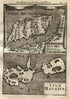 1719 Manesson Mallet "Isle des Etats ou Staten-Eyland; Isle Maurice" Russia, Dolgy Island, Ostrov Mestnyy, Antique Map, Print