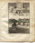 1719 Manesson Mallet "Argille" Arzilla, Algiers, Alger, Algeria, North Africa, Ships, Port View, Antique Print