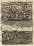 1719 Manesson Mallet "Tunis et la Goulette; Tunis" Tunisia, North Africa, Antique Map, Print View