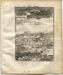 1719 Manesson Mallet "Loanga" Birds Eye View, Africa, Antique Print