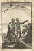 1719 Manesson Mallet "Ples de Guinee" People, Natives of Guinea, Costume, West Africa, Antique Print