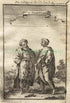 1719 Manesson Mallet "P.les du Biledulgerid" People North Africa, Antique Print