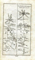 1778 Taylor & Skinner Antique Ireland Road Map 41/42 Curragha Dunleek Somerville Slane Drogheda Collon Ardee Naul County Meath