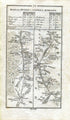 1778 Taylor & Skinner Antique Ireland Road Map 73/74 Ballyhaunis Manulla Castlebar Kinnegad Rochfortbridge Tyrrellspass Kilbeggan Horseleap
