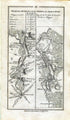 1778 Taylor & Skinner Antique Ireland Road Map 81/82 Kilbeggan Clara Ballycumber Ferbane Belmont Shannonbridge Ballinasloe Aughrim Loughrea