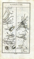 1778 Taylor & Skinner Antique Ireland Road Map 121/122 Clonmel Ballyboy Clogheen Ballyporeen Fermoy Rathcormac Glanmire Cork Tipperary