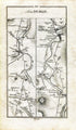 1778 Taylor & Skinner Antique Ireland Road Map 35/36 Emyvale Aughnacloy Clogher Ballygawley Omagh Newtownstewart Ardstraw Strabane Lifford