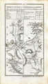 1778 Taylor & Skinner Antique Ireland Road Map 145/146 Rathdrum Aughrim Ballybeg Tinahely Shillelagh Ballybeg Carnew Gorey Wicklow Wexford