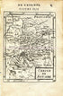 1683 Manesson Mallet "Cercle de Souabe" Map Germany, Switzerland, Austria, Stuttgart, Konstanz, Ulm, Augsburg, Antique Print Engraving