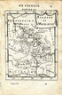 1683 Manesson Mallet "Silesie et Moravie" Czech, Poland, Raciborz, Opole, Brzeg, Olawa, Wroclaw, Glogow, Antique Map Print Engraving