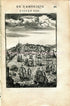 1683 Manesson Mallet "St Salvador" São Salvador, Salvador de Bahia, Salvador da Bahia, Brazil, Bird's-eye View, Antique Map Print