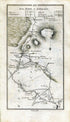 1778 Taylor & Skinner Antique Ireland Road Map 207/208 Birr, Leap, Brosna, Roscrea, Templemore, Thurles, Killenaule, Tipperary, Offaly
