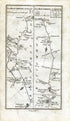 1778 Taylor & Skinner Antique Ireland Road Map 237/238 Eyrecourt, Portumna, Longford, Saint Johnstown, Granard, Roscommon, Roxborough, Tulsk