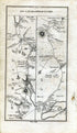 1778 Taylor & Skinner Antique Ireland Road Map 249/250 Cavan, Ballinagh, Granard, Finnea, Castlepollard, Mullingar, Tyrrellspass, Daingean