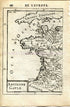 1683 Manesson Mallet "Ancienne Gaule" Ancient Gaul, Roman Towns in Europe, Gaules Antique Map Print Engraving