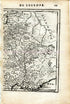1683 Manesson Mallet Map "Carte Generale de France" Showing Rivers Towns & Provinces, Antique Print Engraving