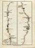 1790 John Cary Antique Road Map 55/56 Foots Cray, Farningham, Kingsdown, Wrotham, Wrotham Hill, Wrotham Heath, London