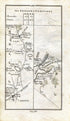 1778 Taylor & Skinner Antique Ireland Road Map 195/196 Charleville, Foxhall, Ballingarry, Tipperary, Emly, Elton, Nenagh, Lorrha, Portumna