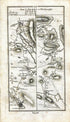 1778 Taylor & Skinner Antique Ireland Road Map 231/232 Londonderry, Bogay, Letterkenny, Dunfanaghy, Carrick-On-Shannon, Leitrim Killashandra