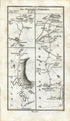 1778 Taylor & Skinner Antique Ireland Road Map 233/234 Granard, Edgeworthstown, Ballymahon Carrick-On-Shannon Manorhamilton Leitrim Longford
