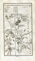 1778 Taylor & Skinner Antique Ireland Road Map 249/250 Cavan, Ballinagh, Granard, Finnea, Castlepollard, Mullingar, Tyrrellspass, Daingean