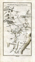 1778 Taylor & Skinner Ireland Road Map Antique 255/256 Omagh, Sixmilecross, Pomeroy, Cookstown, Donaghmore, Dungannon, Stewartstown, Tyrone