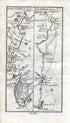 1778 Taylor & Skinner Antique Ireland Road Map 267/268 Caledon, Monaghan, Middletown, Castleshane Cootehill Monaghan Ballyhaise Cavan Clones