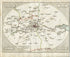 1790 John Cary Antique London Road Map - General Map showing Roads from London