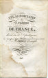 1823 Perrot Map of Indre-et-Loire, France, Antique Map, Print. Outline Original Hand Colouring.
