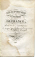 1823 Perrot Map of LOT, France, Antique Map, Print. Outline Original Hand Colouring.