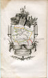 1823 Perrot Map of Maine-et-Loire, France, Antique Map, Print. Outline Original Hand Colouring.