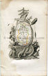 1823 Perrot Map of MEUSE, France, Antique Map, Print. Outline Original Hand Colouring.