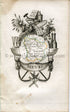 1823 Perrot Map of Nièvre, France, Antique Map, Print. Outline Original Hand Colouring.
