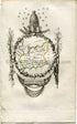 1823 Perrot Map of BASSES-ALPES, Alpes-de-Haute-Provence, France, Antique Map, Print. Outline Original Hand Colouring.
