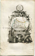 1823 Perrot Map of Bouches-du-Rhône, France, Antique Map, Print. Outline Original Hand Colouring.
