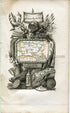 1823 Perrot Map of OISE, France, Antique Map, Print. Outline Original Hand Colouring.