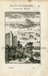 1702 Manesson Mallet Antique Print, Engraving - Surveyors, Surveying, Graphometer, Chateau, Trigonometry, Geometry - No.29 - The Old Map Shop
