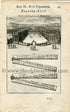 1702 Manesson Mallet Antique Print, Engraving - Entree du Chateau de Trianon, Gardens of Versailles, Paris, France - No.46