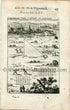Rare 1702 Manesson Mallet Antique Map, Print, Engraving - Perspective, Bird's-eye View, Chambéry, Savoie, France - No.115