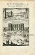 1702 Manesson Mallet Antique Print, Engraving - Observatoire de Paris, Observatory, France, Surveyors, Surveying Graphometer - No.28 - The Old Map Shop