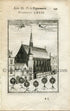 1702 Manesson Mallet Antique Print, Engraving - Les Maturins, Mathurins Convent, Paris, France - No.67