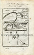 1702 Manesson Mallet Antique Map, Print, Engraving - Saint-Denis, Argenteuil, Colombes, Paris, River Seine France - No.81