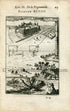 1702 Manesson Mallet Antique Print, Engraving - Château de Vallery, Yonne, France - No.98