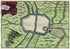 1634 Nicolas Tassin Antique Map Vic-sur-Seille, Fort, Fortified Town Plan, Moselle, France Carte, Print