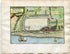1634 Nicolas Tassin Antique Map Bourg-sur-Gironde, Fort, Fortified Town Plan, Gironde, Nouvelle-Aquitaine, France Carte, Print