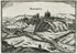 1634 Nicolas Tassin Antique Print, View, Montreuil, Montreuil-sur-Mer, Pas-de-Calais, France Carte, Map
