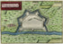 1634 Nicolas Tassin Antique Map Thionville, Fort, Fortified Town Plan, Moselle, France Carte, Print