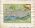 1634 Nicolas Tassin Antique Map Nevers, Fort, Fortified Town Plan, Nievre, Bourgogne-Franche-Comte, France Carte, Print