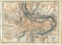 1899 Bern Switzerland, Antique Baedeker Map, Print